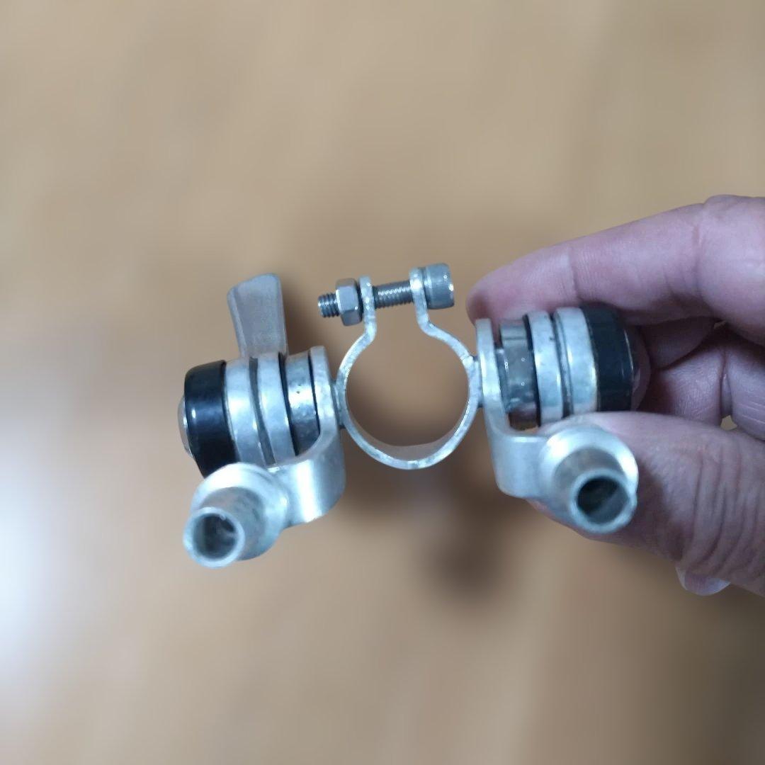 Shimano 2/3×8sダブルレバー シフトーレバーステム取り付け