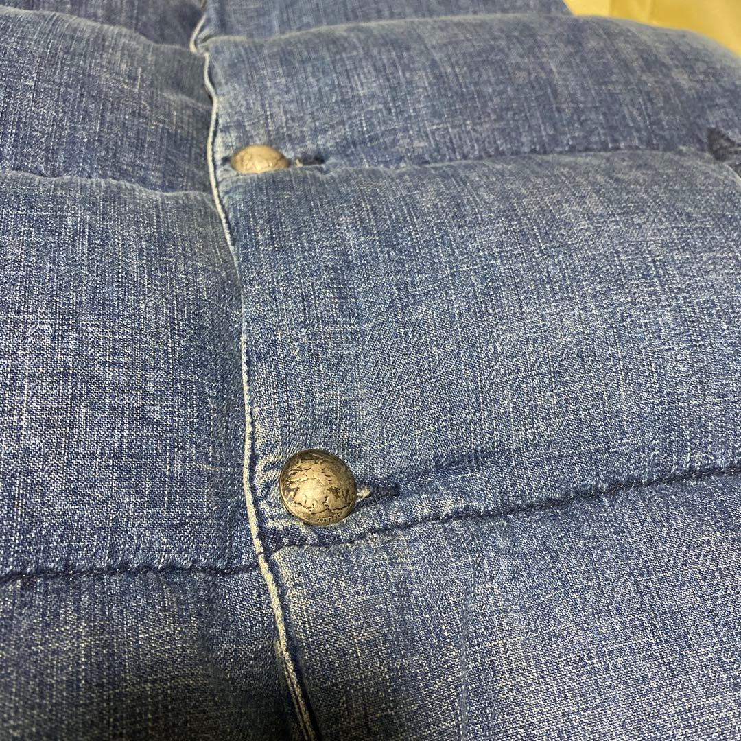 レミレリーフ　デニムダウンベスト