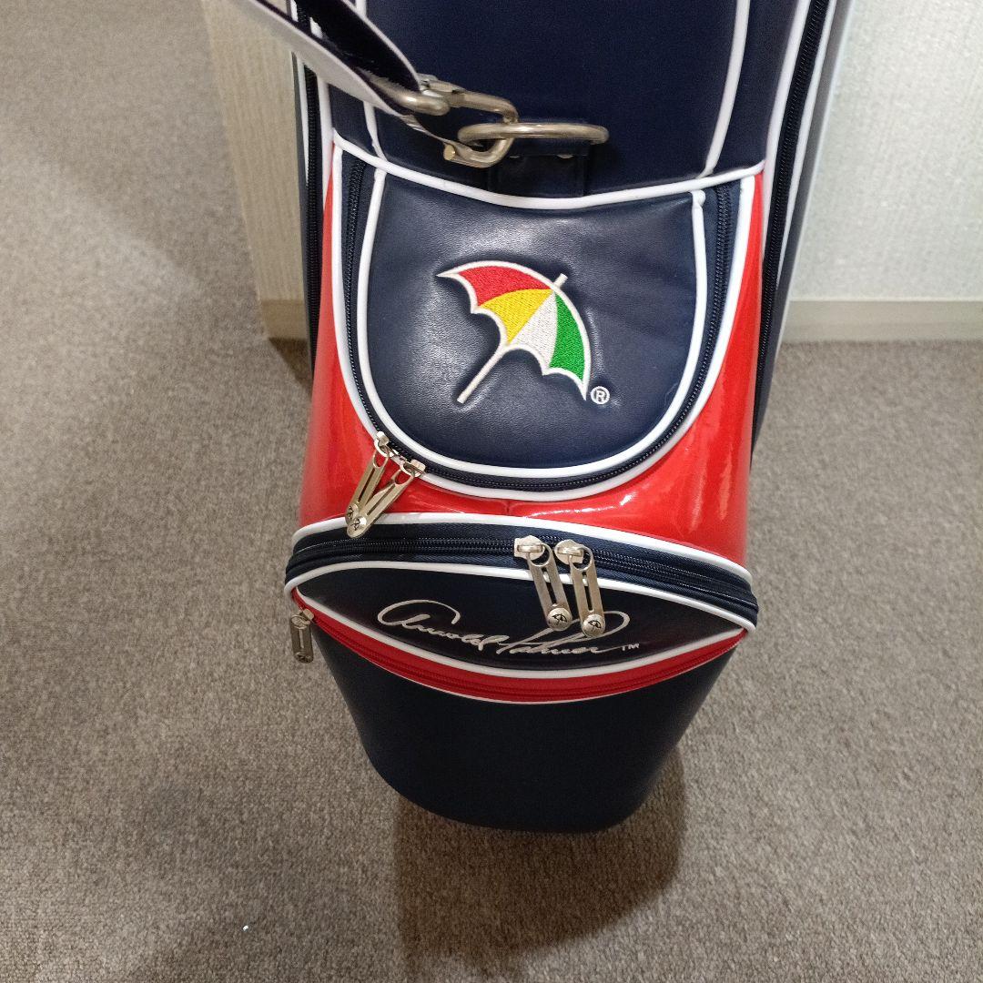 アーノルドパーマーキャディバッグ ネイビー/レッド♥美品♥送料無料♪　人気モデル