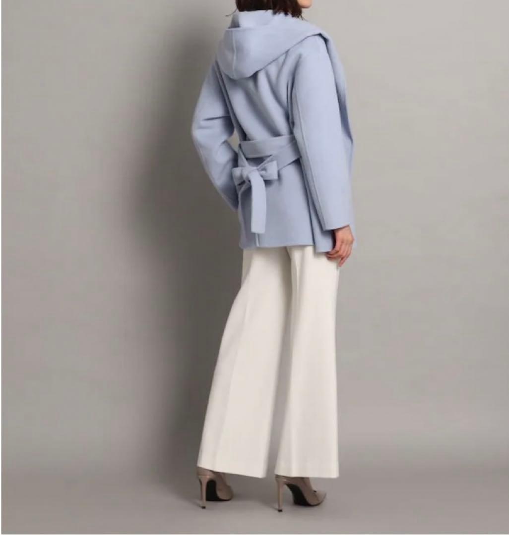 COUP DE CHANCE リバー仕立てミドル丈コート