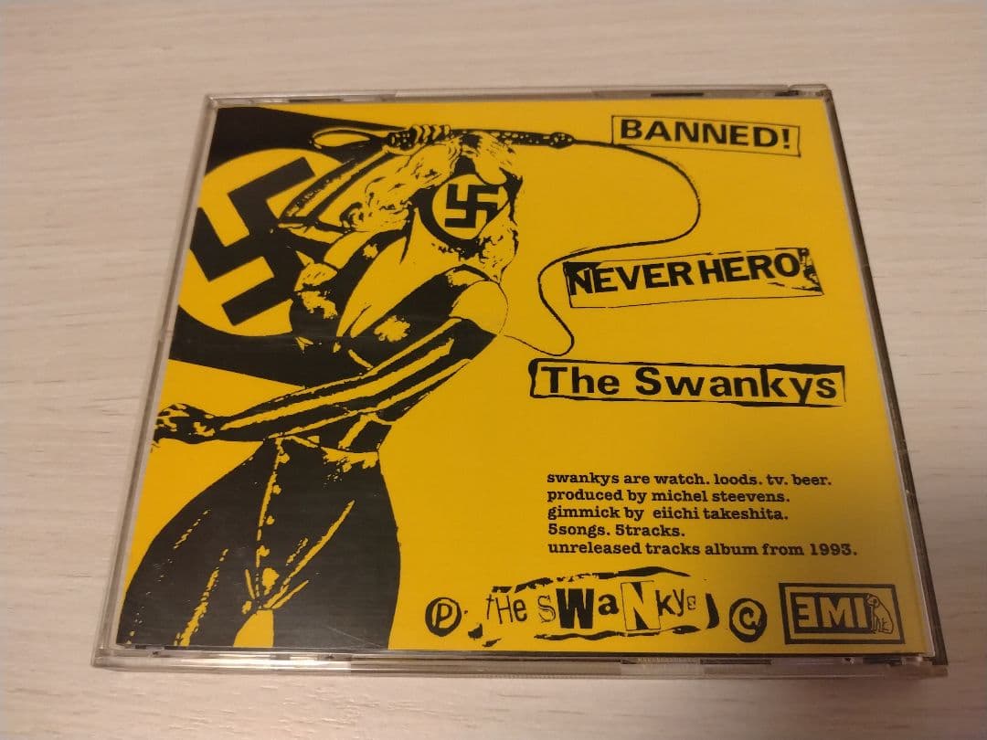 お値下げ（廃盤）レアThe Swankys / NEVER HERO