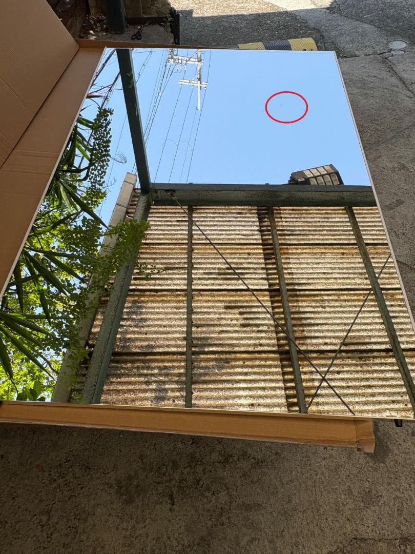 【美品】ダンスミラー 割れない鏡 幅100x160cm 姿見 白色 10番