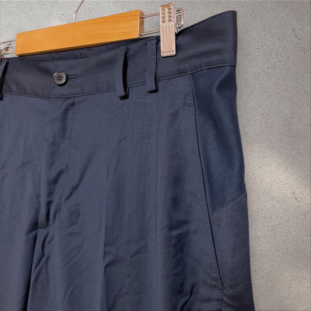 【ワ コルヴェン】wa:KOLVENメンズ パンツ ゴルフウェア L 紺色 和光