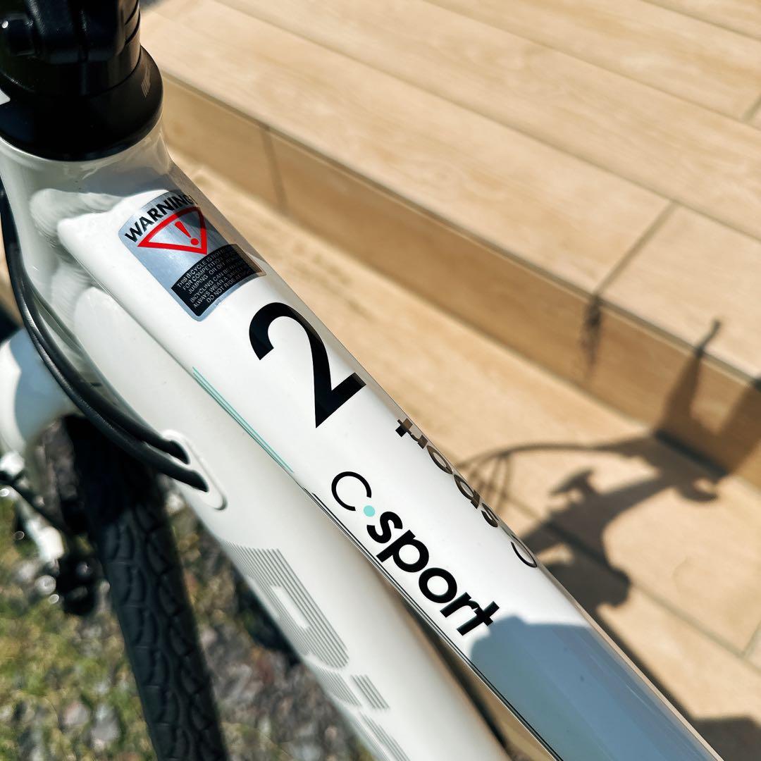 Bianchi C.sport ホワイト クロスバイク　41cm
