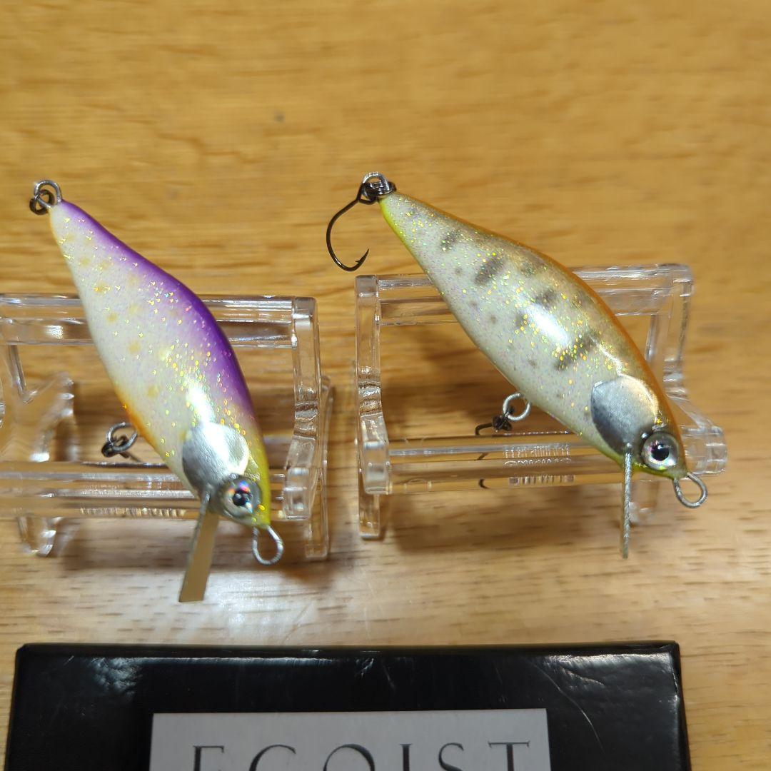 エゴイスト リーフ ハンドメイドミノー 2個セット