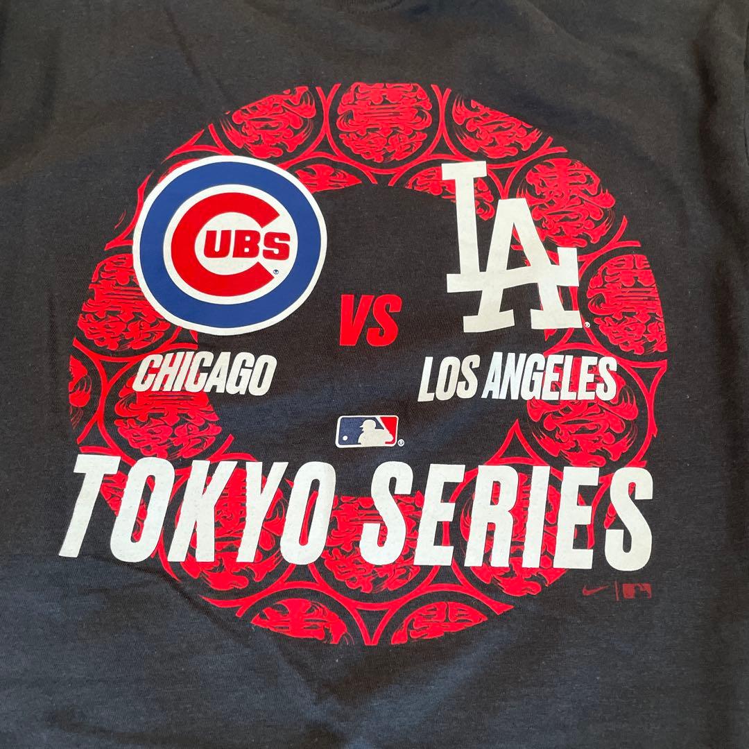 【MLB TOKYO SERIES 】ドジャース カブス 記念Tシャツ 紳士S
