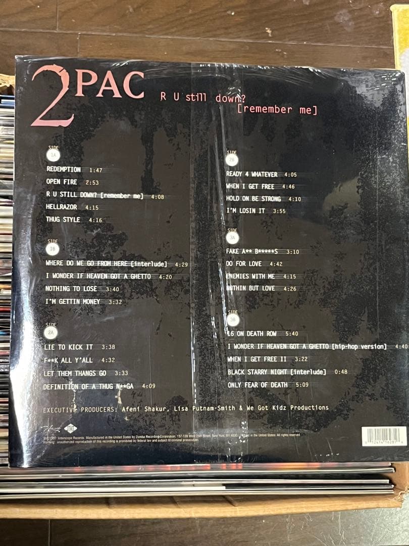 2PAC R U still down? [remember me] 3枚組LP