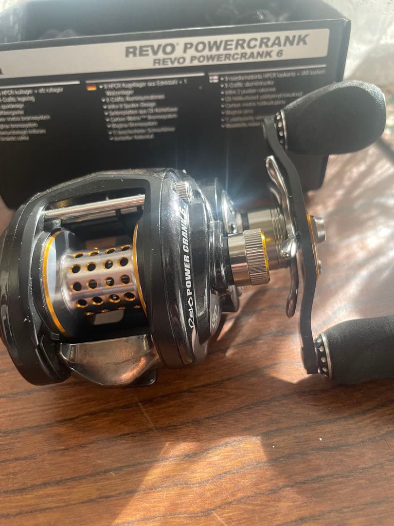 動作良好 Abu Garcia REVO POWERCRANK 6 ベイトリール