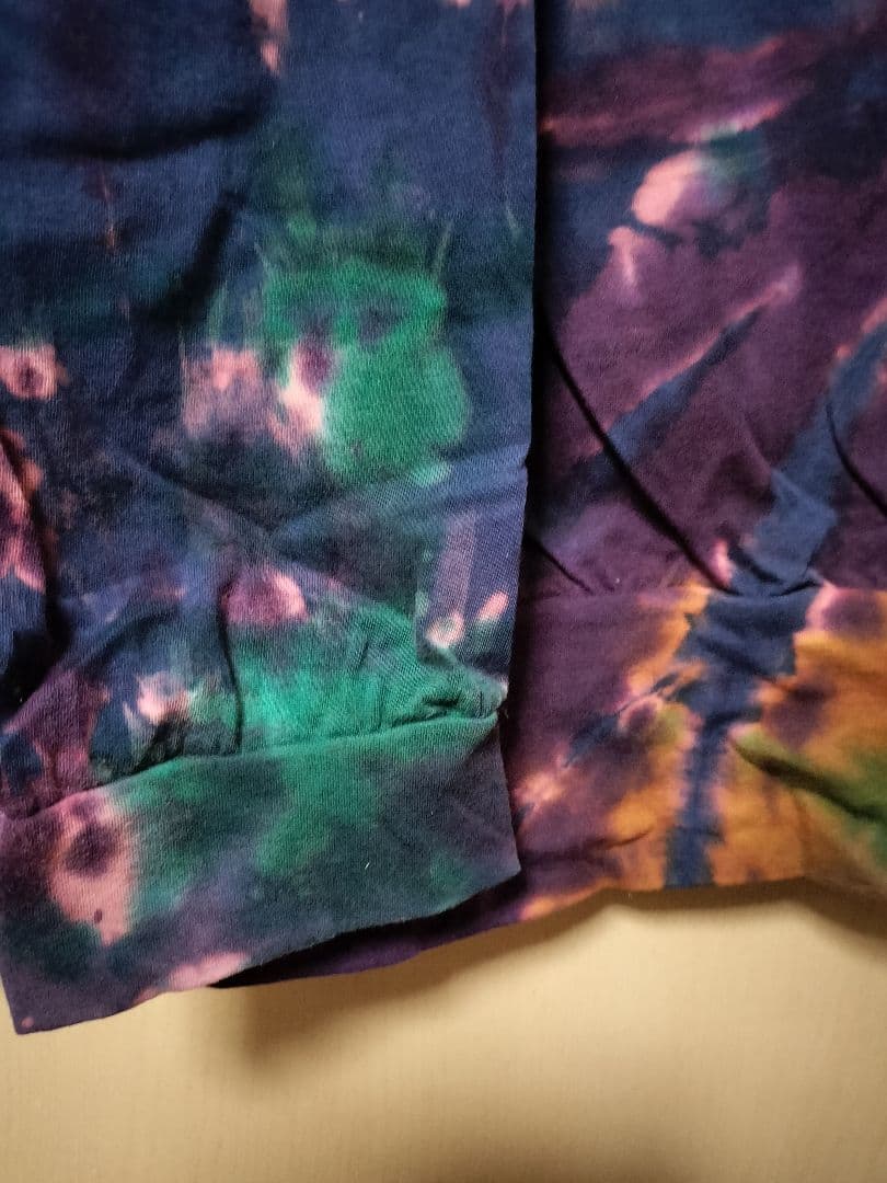 エスニック　タイダイ染め　パーカー　コットン　男女共用　新品　タイ3