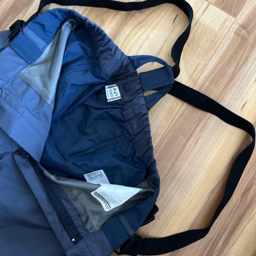 モンベル　スキーウェア　キッズ140 ネイビー　高機能