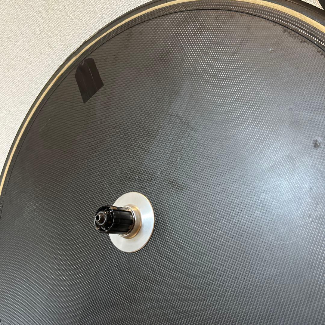 トレカ カーボンディスクホイール 700C チューブラー 11S加工済