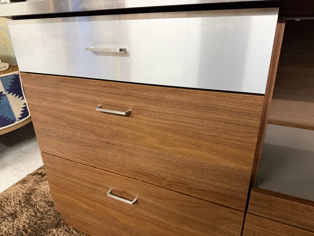 LUCIDO キッチンカウンター ステンレス 105 カウンター