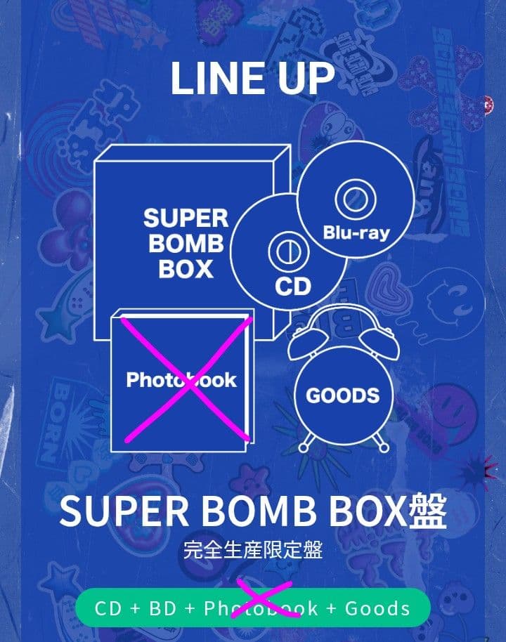 あのちゃん　未使用SUPER BOMB BOX盤 CD + BD + Goods