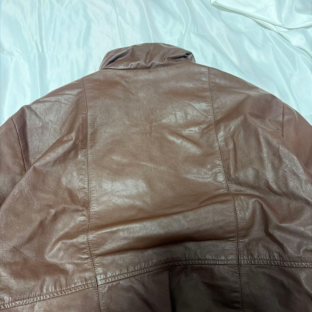 T*2様 80s Eddie Bauer Lether Down Jacket