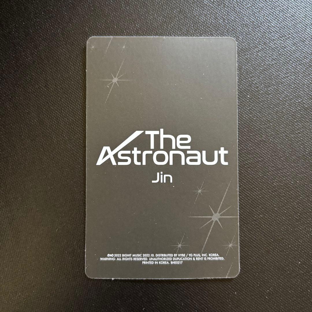 BTS JIN THE ASTRONAUT USA 限定 トレカ ジン 公式