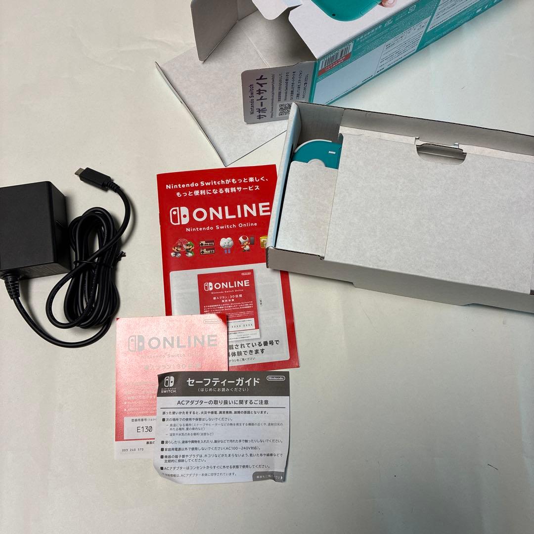 【美品/箱付き】Nintendo Switch Lite ターコイズ