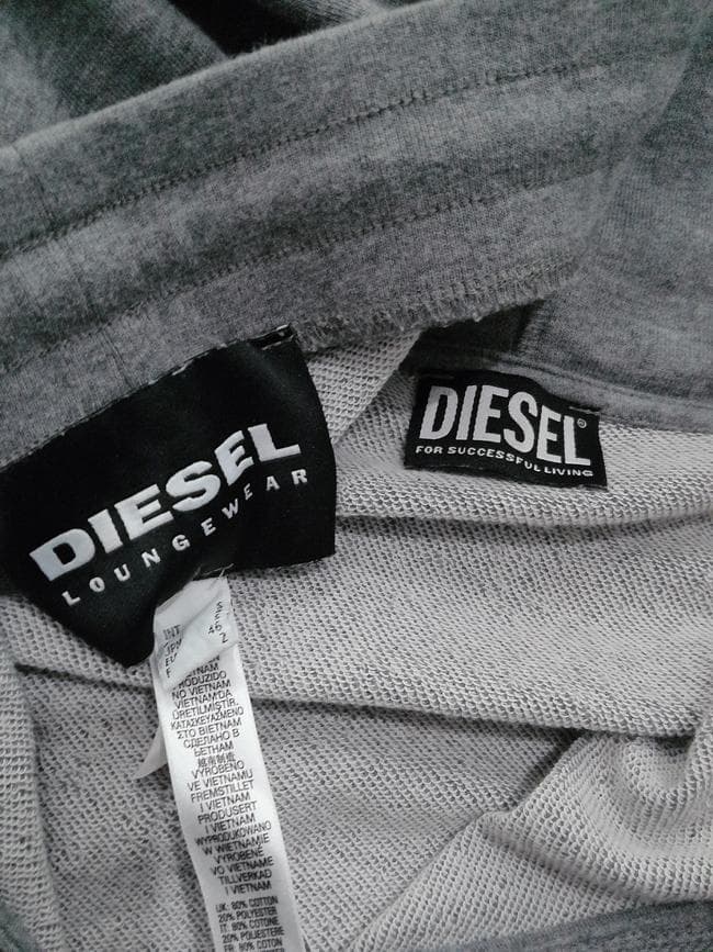 DIESEL ディーゼル サイドロゴ スウェット セットアップ S 上下セット