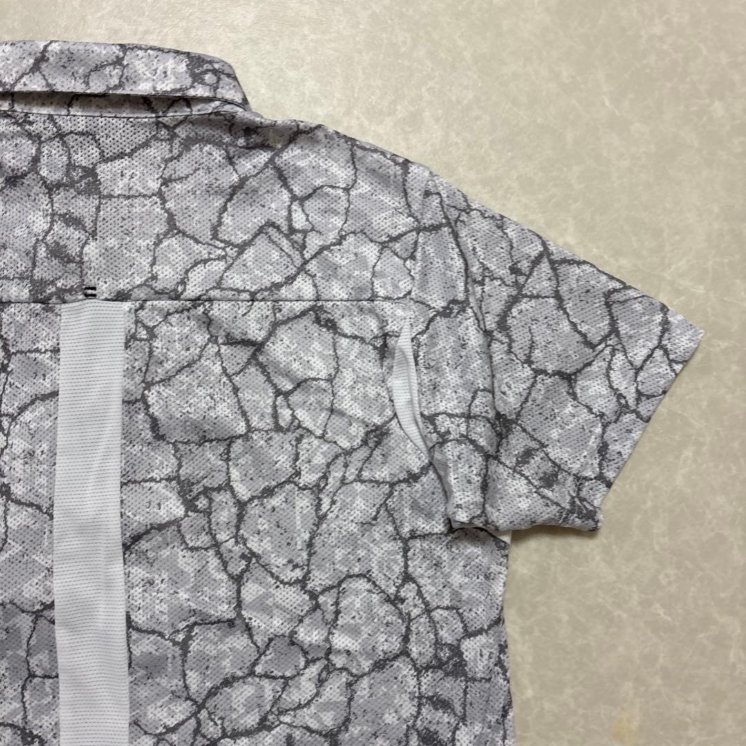 オークリー★カモフラ柄★薄手ストレッチ★ポロシャツ【メンズ サイズM】