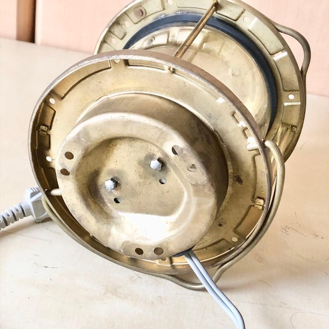 未使用 アンティーク 日本船燈 マリンランプ 電気ランタン 3