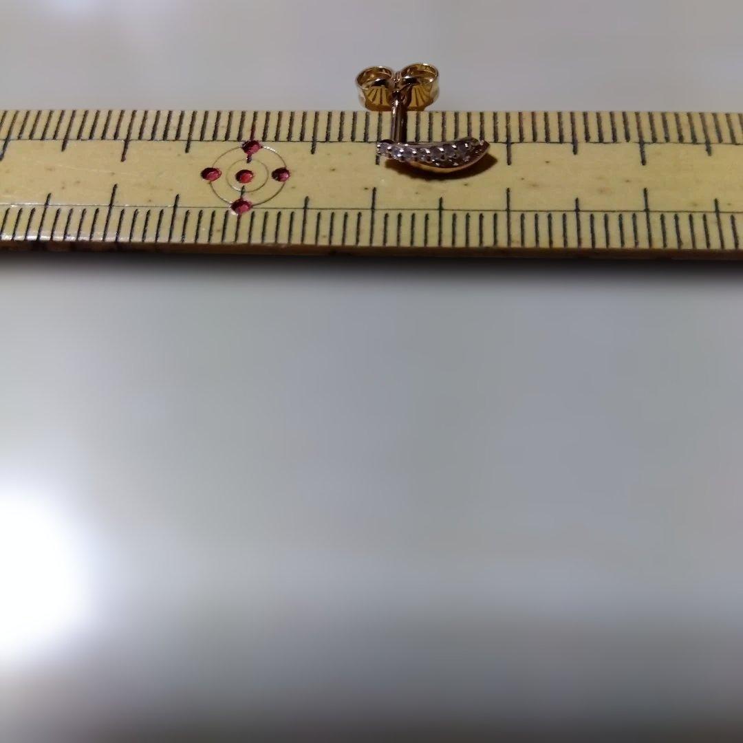 k18ピアス片耳用　0.02カラットダイヤ