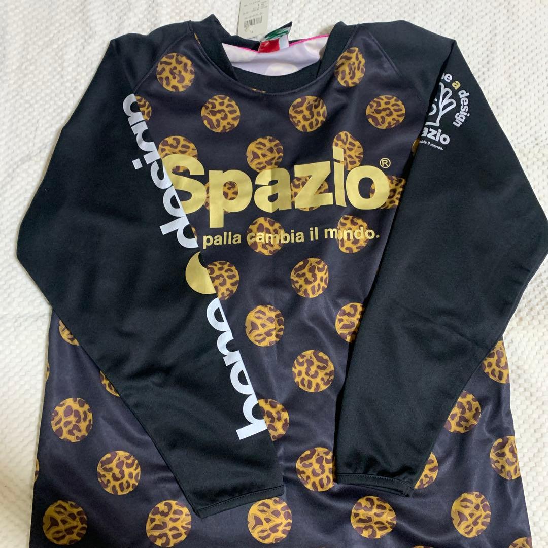 Spazio ヒョウ柄 フード付きピステ ➕ロンTセットMサイズ