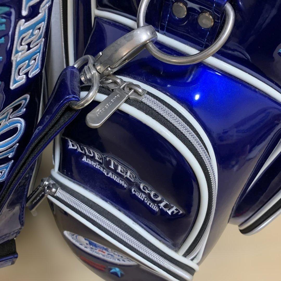 ブルーティーゴルフ キャディバッグ ネイビー エナメル 美品