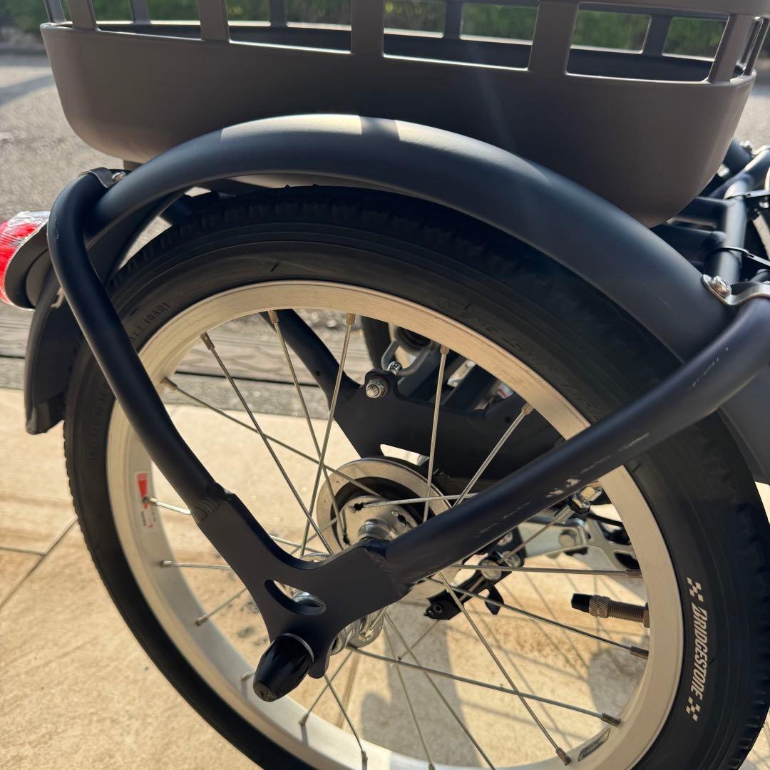 極美品　ブリヂストン 三輪　アシスト自転車　ラクットワゴン RW0B42 ブルー