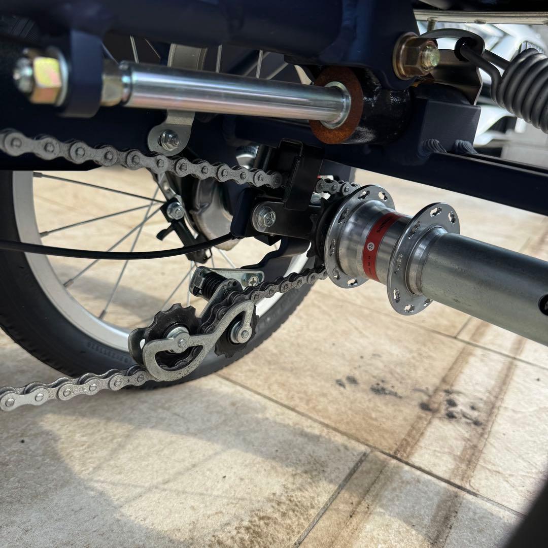 極美品　ブリヂストン 三輪　アシスト自転車　ラクットワゴン RW0B42 ブルー