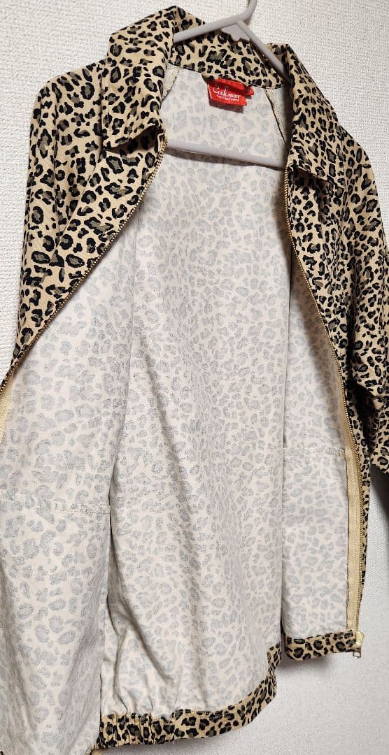 美品クックマン　デリバリージャケット　レオパード メンズ M