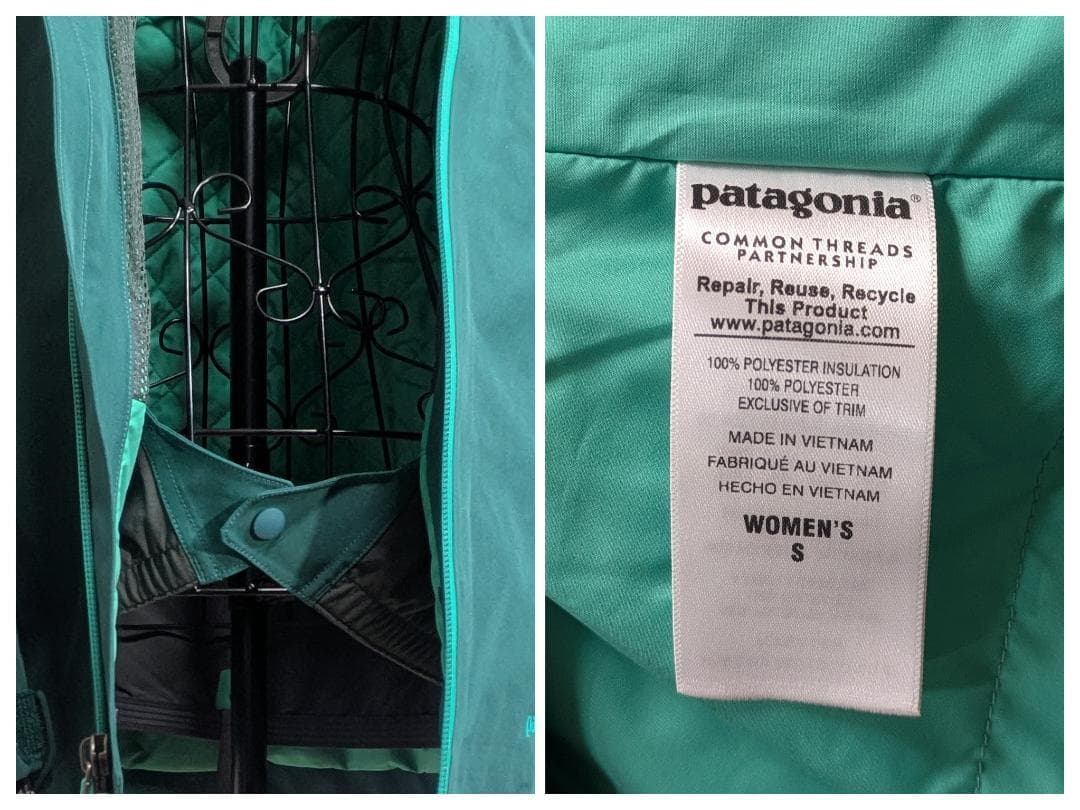 ②Patagonia スキーウエア　上(S)/下(XS) セット 　美品！