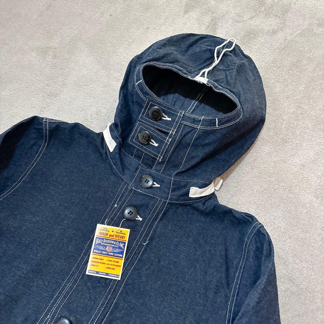 新品未使用 BUZZ RICKSON’S ガスパーカー デニム インディゴ M