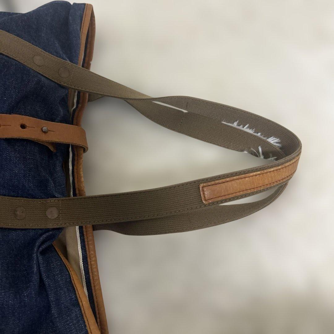 WARE HOUSE ウエアハウス　デニムトートバッグ　肩掛け　A4