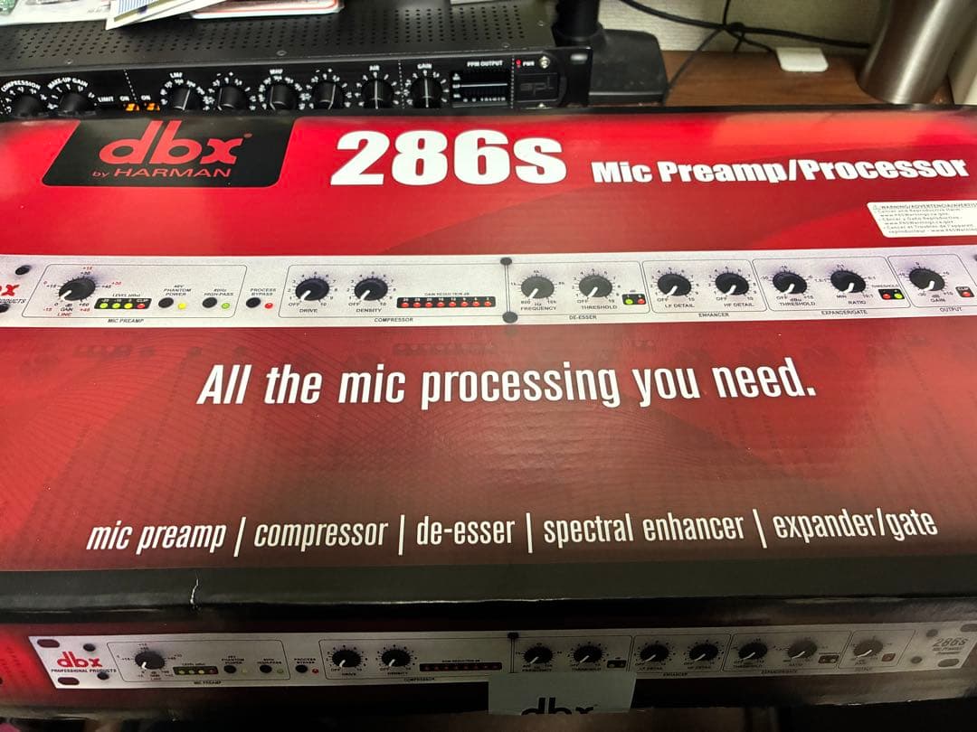 DBX 286s マイクプリアンプ