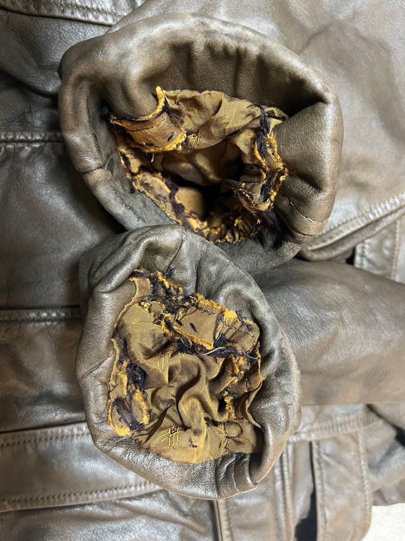 schott 60s 40 レザーコート カーコート ビンテージ ライダース