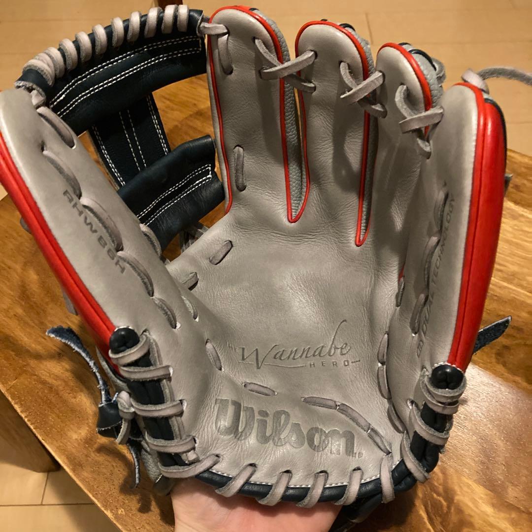 Wilson ウィルソン 内野手 小指2本