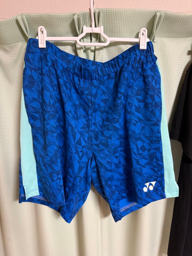 YONEX ゲームパンツ 青水色