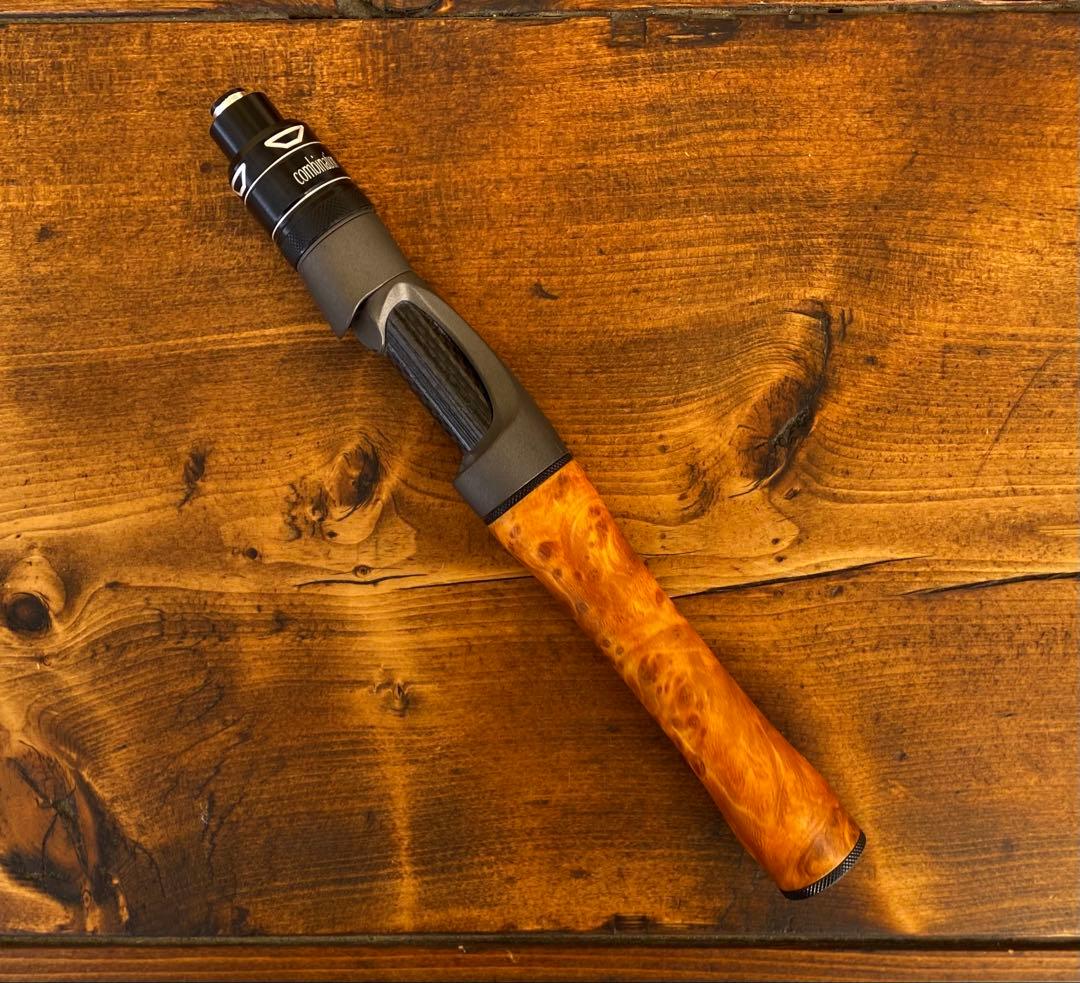 トラウトロッド　ウッド調　625UL 524UL スピニングロッド　パックロッド