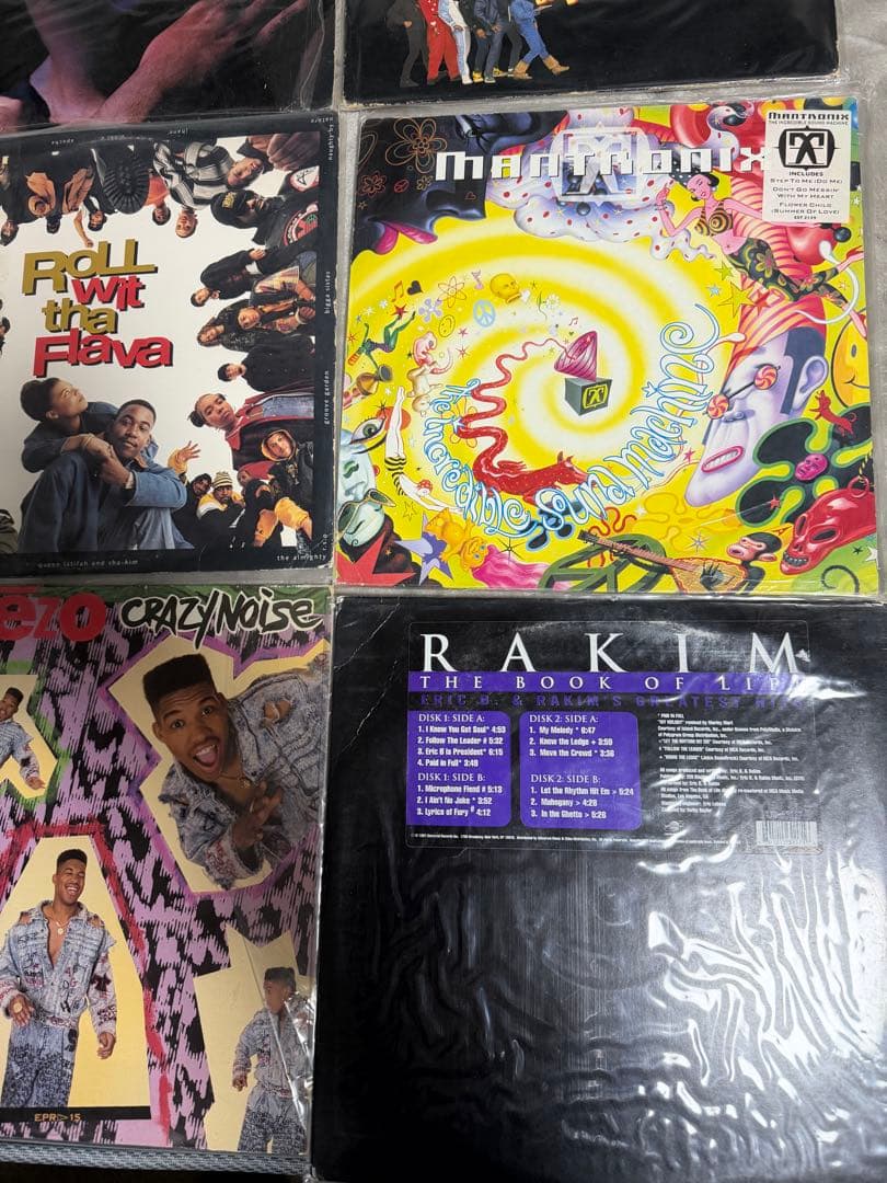 90's Hiphop オリジナル LPレコード9枚セット