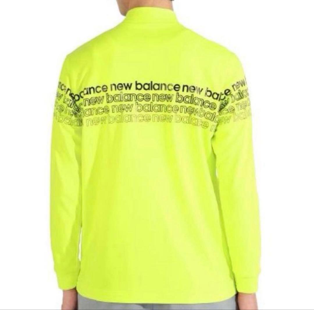 新品 ニューバランス ゴルフ メンズ モックネック 長袖XL 6 イエロー