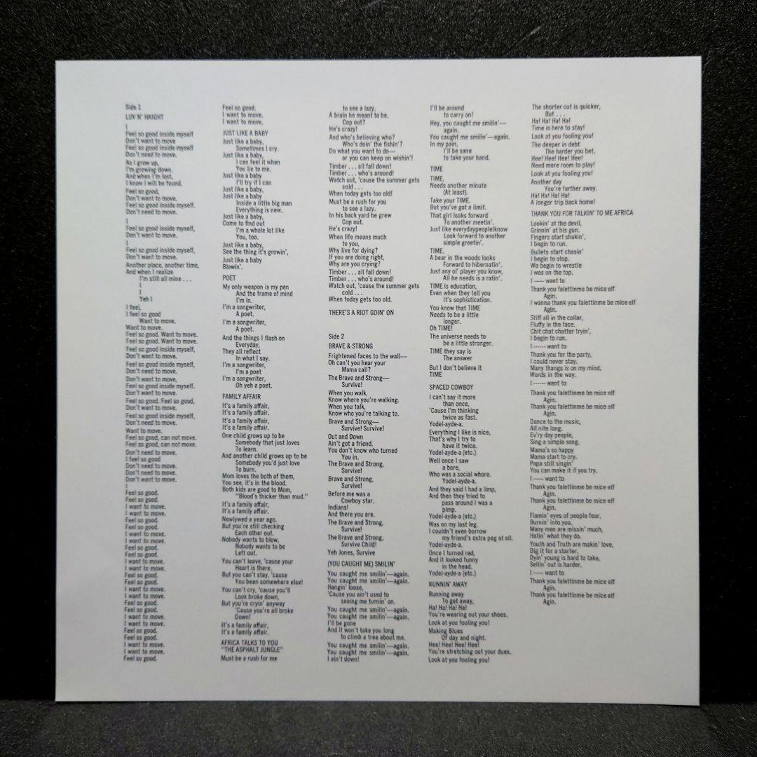 洋楽 THERE'S A RIOT GOIN' ON (Gatefold 180g)