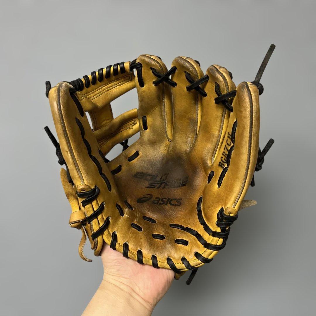 1276 アシックス ゴールドステージ 型抜群 即戦力 軟式 内野手用グローブ