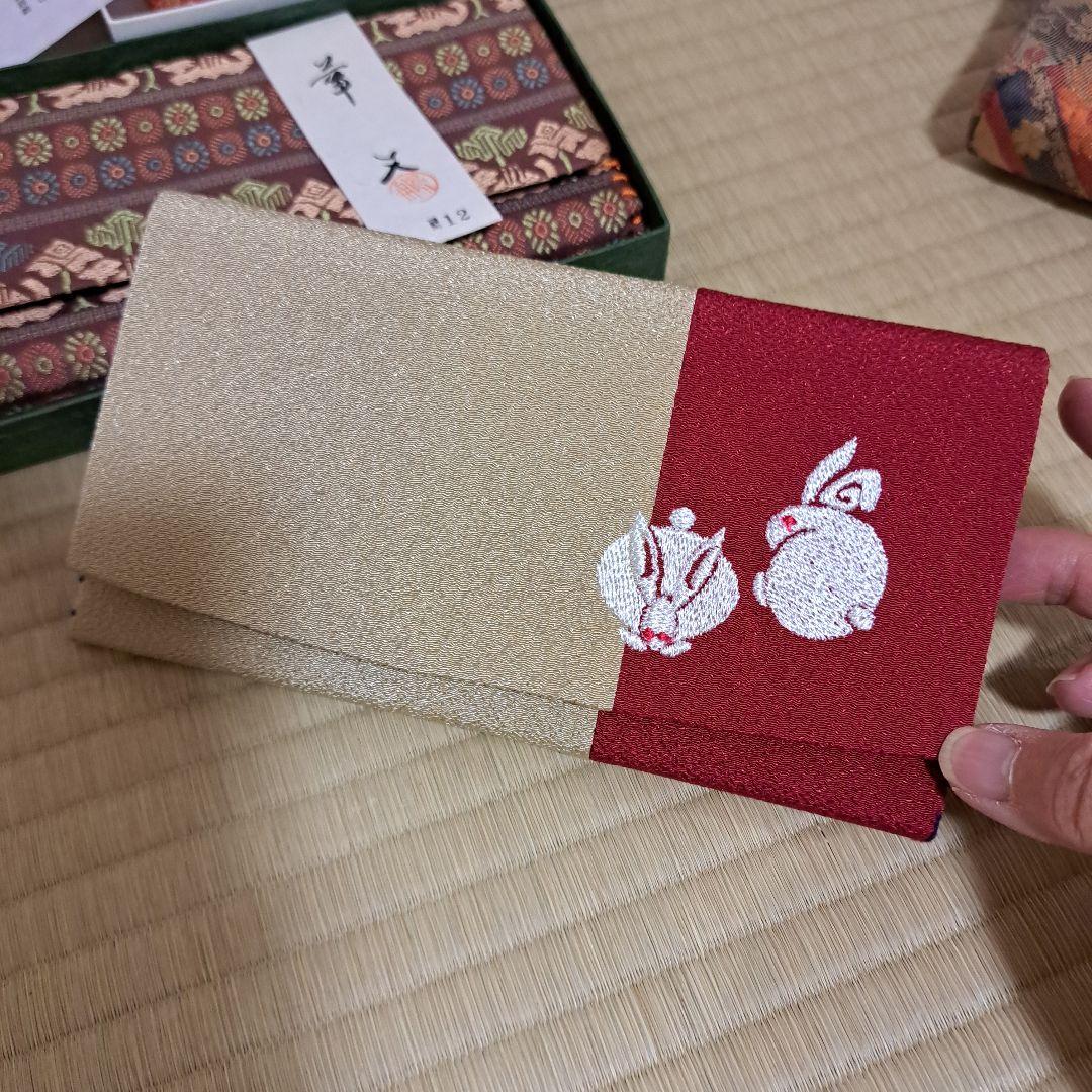 クリーム　和装バッグ+帯揚げ帯締め+数寄屋袋×3 +帛紗挟み×3