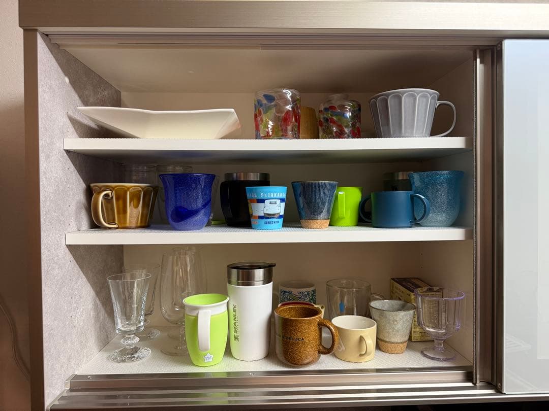 〈MOMO〉【美品】パモウナ SQR-1400R 食器棚 幅140cm