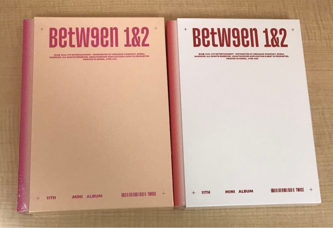 ❶ 未開封 TWICE Between1&2 アルバム 4種 まとめ売り
