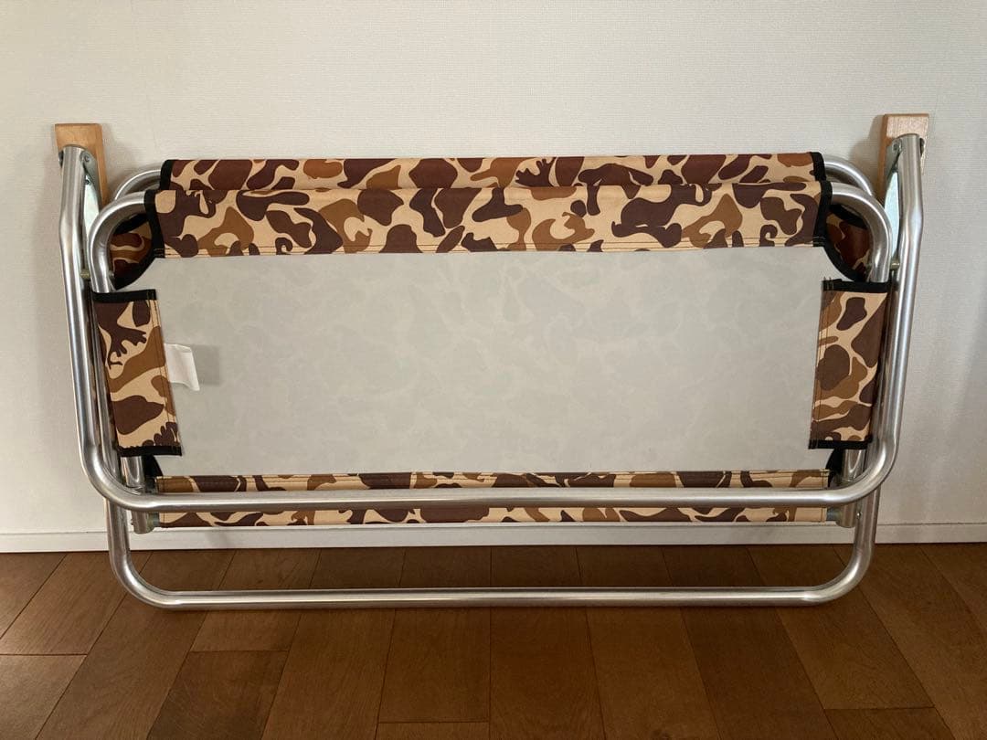 CAPTAIN STAG CAMP OUT カモフラージュ柄 アウトドアベンチ