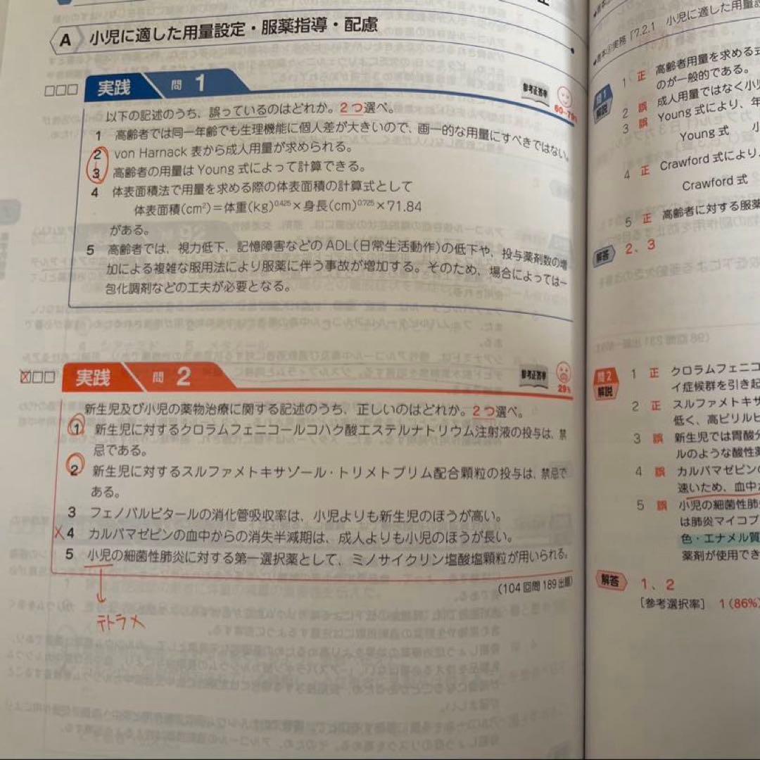 薬ゼミ 第110回 薬剤師国家試験対策参考書 青本 青問 16冊 セット