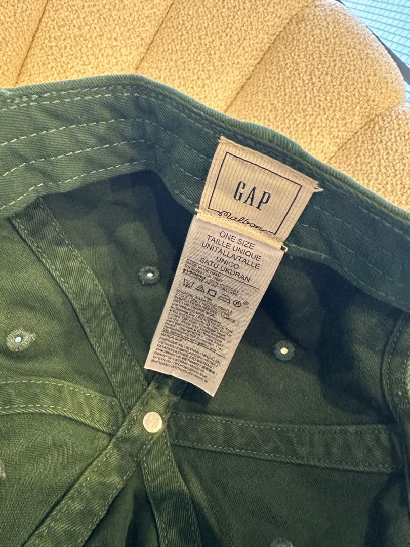 完売　新品未使用GAP malbon コラボ　キャップ　マルボン