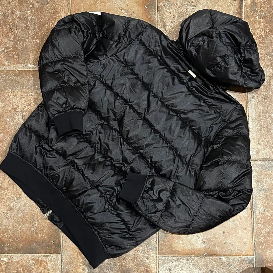 ダウンジャケット 黒 軽量 ダウン90％MASTER BUNNY EDITION