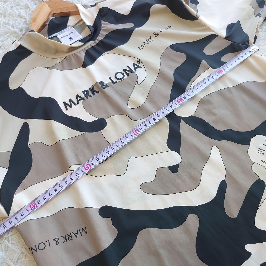【美品】マークアンドロナ キムタク着用 カモフラ モックネックシャツ XL