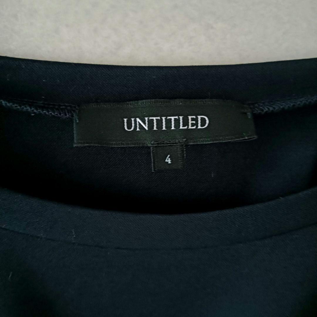 つか様✩UNTITLED サイズ 4　ジャージ ドッキングワンピース　ネイビー